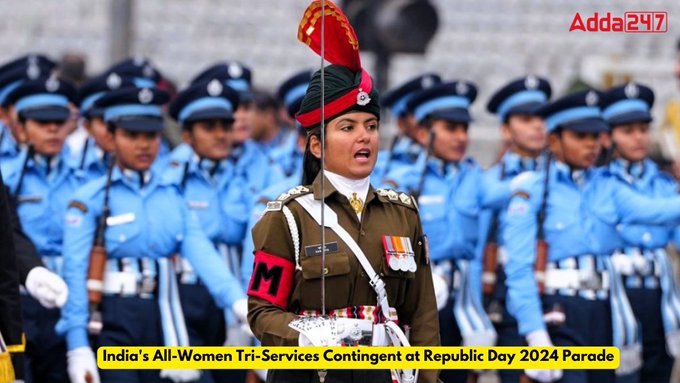 🇮🇳Empowering strides at the Republic Day Parade 2024! Witnessing a historic moment as women take the forefront, showcasing strength, grace, and resilience. A powerful celebration of equality and progress. 🚺🇮🇳#RepublicDay2024 #WomenEmpowerment #IndianArmy #RDP2024