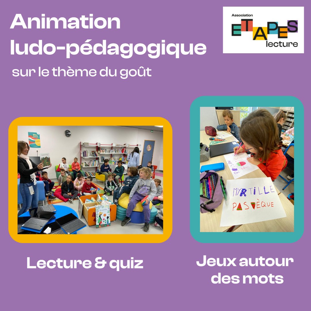 📚Animations ludo-pédagogiques
Après avoir mis en place le programme En’Jeu Lecture, une école primaire privée du diocèse de Marseille a fait appel à nous pour organiser une journée d’animations ludo-pédagogiques pour 5 classes (du CE1 au CM2). Contactez pauline@etapeslecture.org