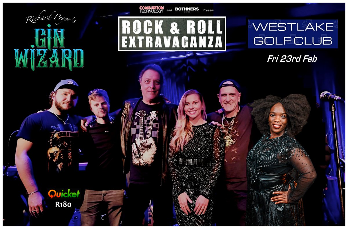 𝘐𝘵'𝘴 𝘵𝘪𝘮𝘦 𝘵𝘰 𝘙𝘰𝘤𝘬 &amp; 𝘙𝘰𝘭𝘭 𝘭𝘪𝘬𝘦 𝘵𝘩𝘦 𝘎𝘰𝘰𝘥 𝘰𝘭’ 𝘋𝘢𝘺𝘴 𝘢𝘵 𝘞𝘦𝘴𝘵𝘭𝘢𝘬𝘦 𝘎𝘰𝘭𝘧 𝘊𝘭𝘶𝘣 𝘰𝘯 𝟸𝟹 𝘍𝘦𝘣 
Richard Pryor's 'GIN Wizard'' will be delivering some Timeless Classics.
Tickets on Quicket for R180 pp right here:

qkt.io/WestlakeGolfcl…