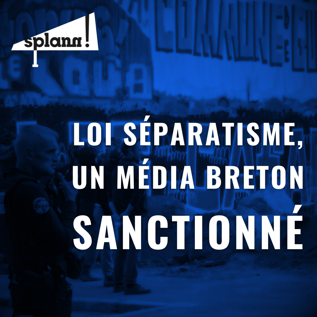 Splannenquetes's tweet image. 🔴Info « Splann ! » - Un vent de césarisme souffle sur Brest « la rouge ». La préfecture du Finistère est intervenue pour sucrer une subvention au média Canal Ti Zef pour non-respect du contrat d'engagement républicain, créé par la loi séparatisme.

splann.org/brest-prefet-s…