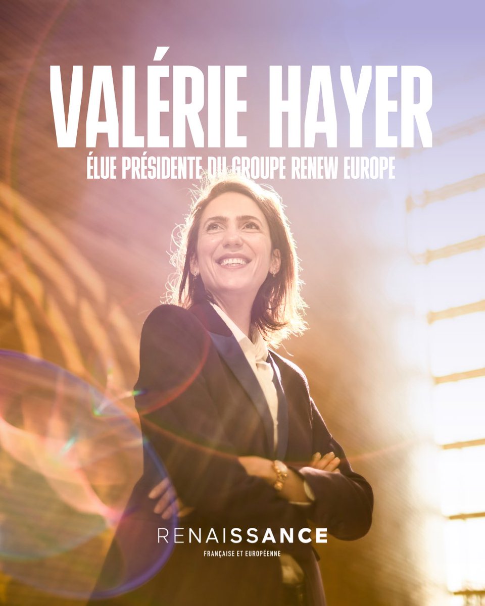 🇫🇷🇪🇺Depuis 2017, la France change l’Europe. 

Notre influence inédite dans les Institutions européennes se poursuit avec l’élection à l’instant de <a href="/ValerieHayer/">Valérie Hayer</a> à la présidence du groupe <a href="/RenewEurope/">Renew Europe</a>. 

👏👏👏Félicitations !