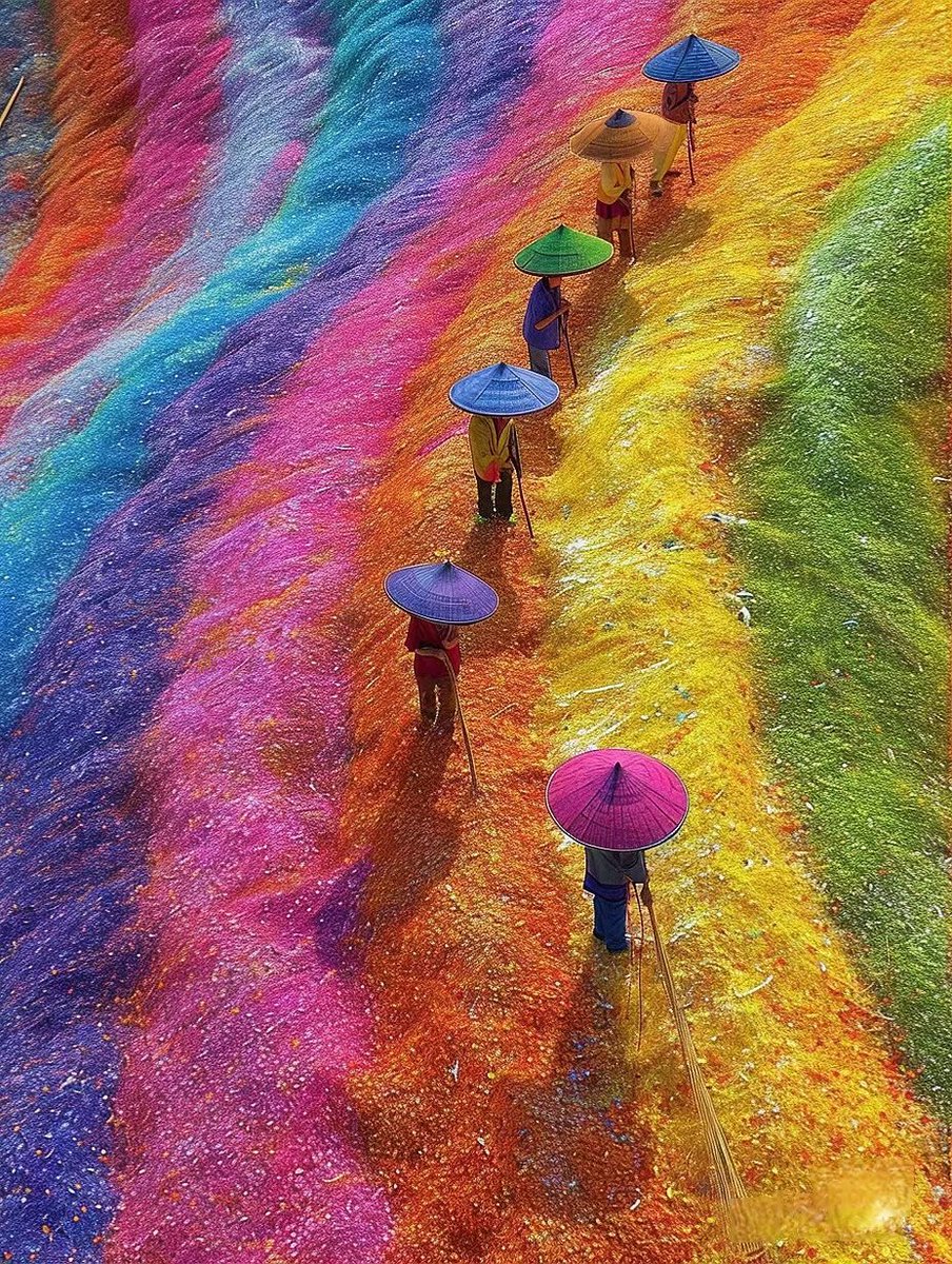 把彩虹种进土里
来年收获好心情