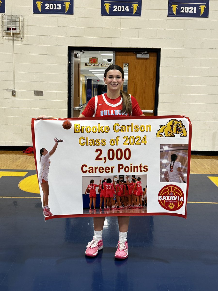 Bulldogs defeat Wheaton North 59-37
•Brooke Carlson leads with 30 points and earns 2,000 career points
•Sarah Hecht with 8 points 
•Natalie Warner with 5 points
•Hallie Crane and Addie Prewitt with 4 points each