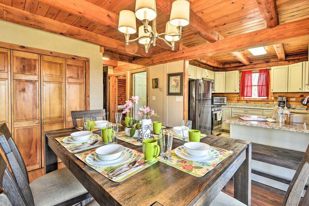 EquestrianPA's tweet photo. Indulge in the ultimate log cabin getaway near the Elk Mountain slopes!🏡 3BR, 2.5BA #vacationrental. Full kitchen. Fireplace. Free Wifi. #DogFriendly 🐾. Book your unforgettable mountain retreat! #LogCabinGetaway #SkiVacation❄️   #NatureEscape #airbnb
https://t.co/w9qyfOGbTR https://t.co/kfaElsjd2D