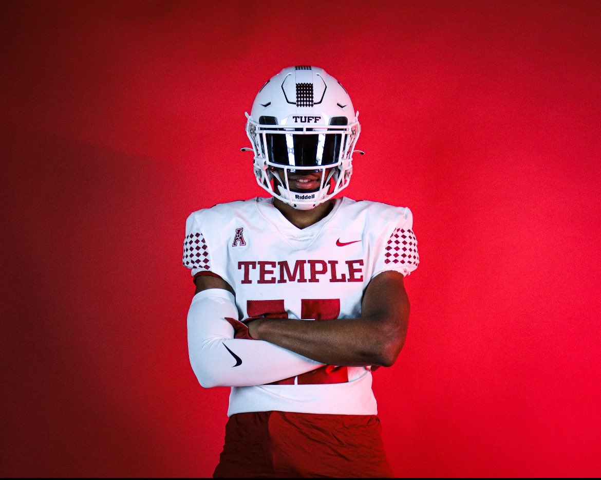 Jeremiah 29:11 
I am excited to announce my commitment to Temple University. God is amazing! #TempleTuff