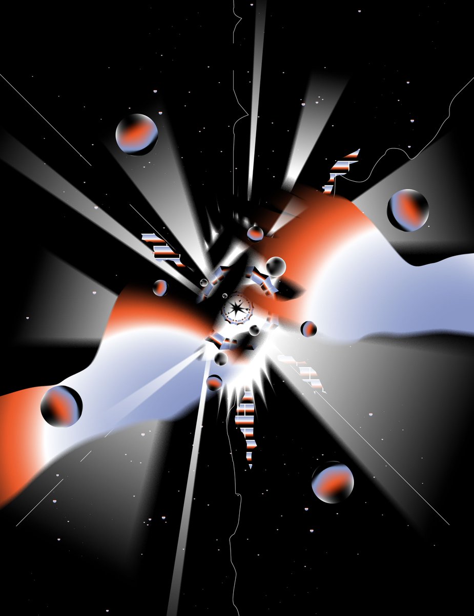 Cosmic Devided by the amazingly talented <a href="/ociiirthankyou/">Rico Prasetyo</a> 

Listed on secondary on <a href="/objktcom/">objkt</a> 

🔗👇