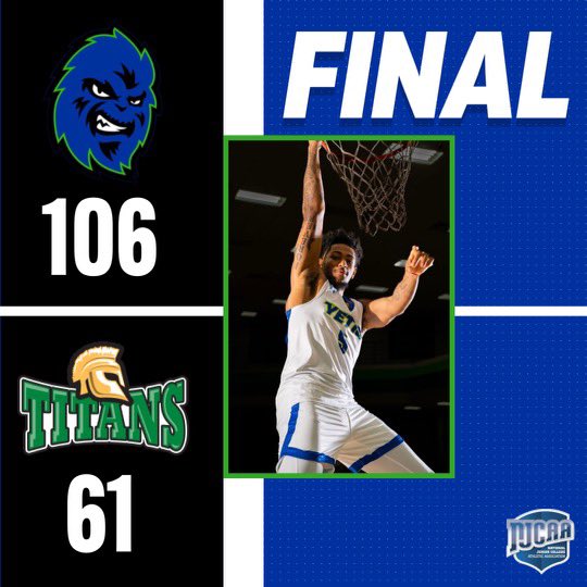 Another big time win tonight on the road at Guildford Tech 106-61. 

We are on the road Saturday as we take on #20 in the country Fayetteville Tech.
