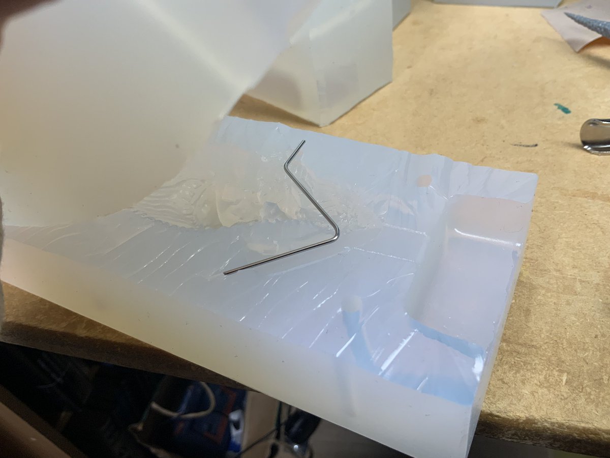 nashinokiya's tweet image. インサート成型出来た。
#panzerdragoon  #パンツァードラグーン #AZEL  #アトルムドラゴン #WF2024W