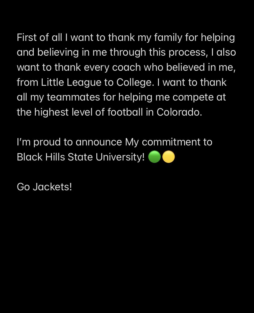 Jacob (Jake) Huffman (@jakehuffman26) on Twitter photo 100% Committed! Go yellow jackets! 🟡🟢 <a href="/CoachBHopkins/">Brendan Hopkins</a> <a href="/BreskeJosh/">Coach Breske</a> <a href="/CoachBenBlake/">Ben Blake</a> <a href="/CoachJB_Brown/">Coach 'JB' Brown</a> 100% Committed! Go yellow jackets! 🟡🟢 <a href="/CoachBHopkins/">Brendan Hopkins</a> <a href="/BreskeJosh/">Coach Breske</a> <a href="/CoachBenBlake/">Ben Blake</a> <a href="/CoachJB_Brown/">Coach 'JB' Brown</a>