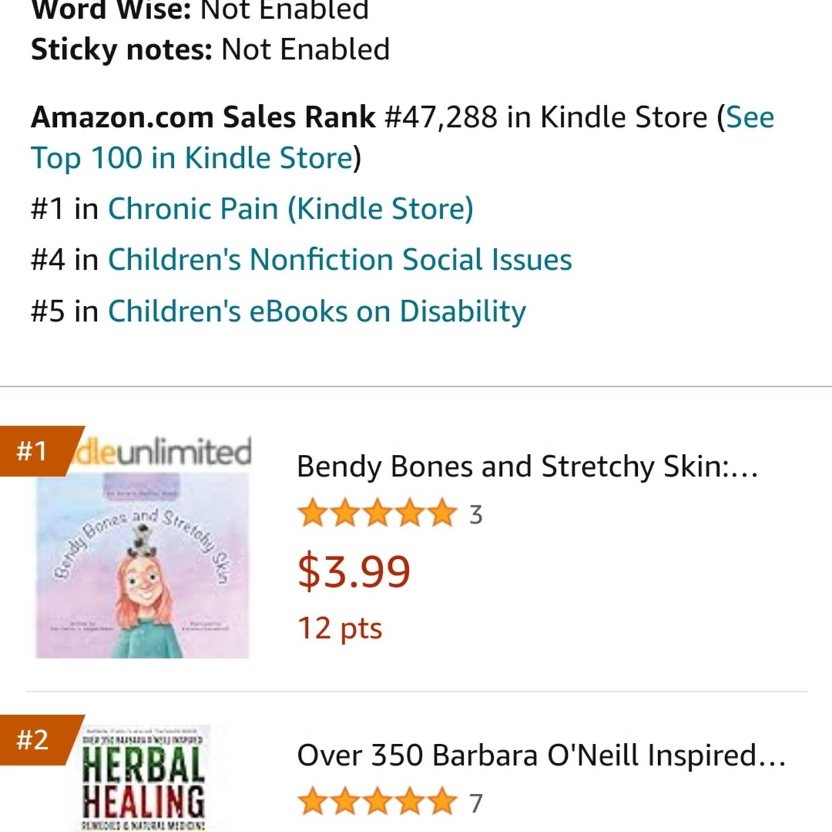 Bendy Bones & Stretchy Skin is NUMBER 1 for e-books on chronic pain. 😮😮😮  #bestseller #BookTwitter #debutauthor #AwardWinning #childrensbooks  @LaraBloom @TheEDSociety @Wiseink @MomsChoiceAward