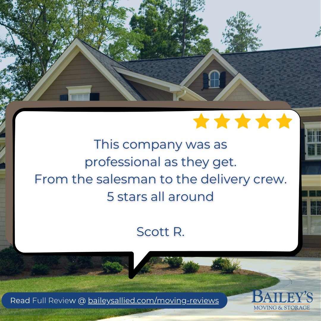 baileysmoving's tweet image. .
📦 Seeking Reliable Movers?   
Start with Referrals! 

When it&apos;s time to move, trust is paramount for a seamless transition. Referrals, like Scott R.&apos;s, can set you on the right path.

#BaileysMovingReviews #CustomerReferrals #ItsyourMove #TrustedExperts #MovingDaySuccess