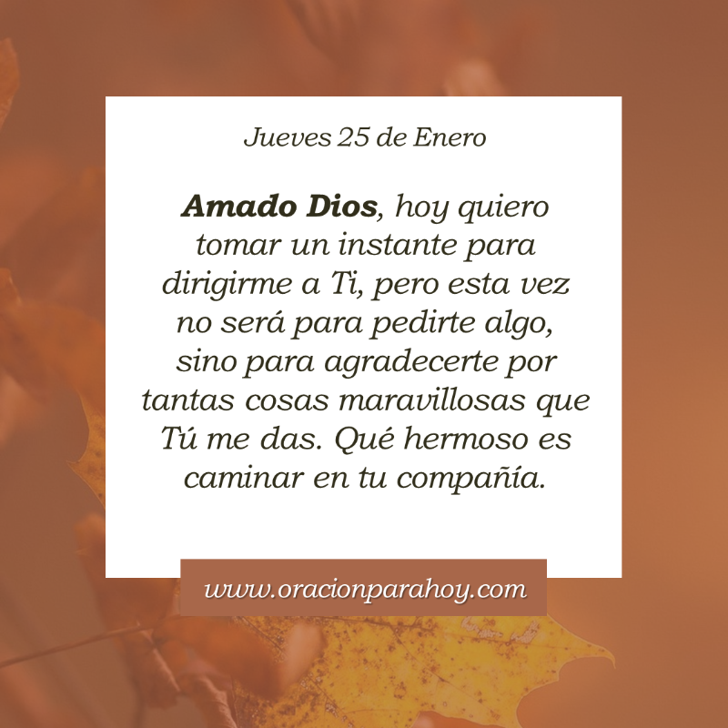 OracionParaHoy's tweet photo. Oración para hoy 25 de enero: https://t.co/UuT4s2kn9T