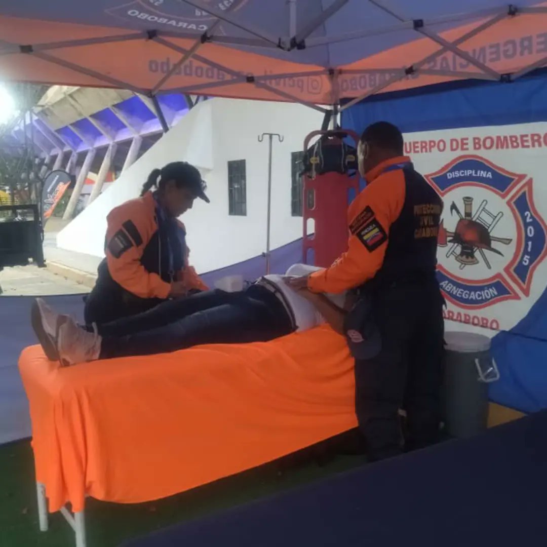 Dispositivo de Seguridad y Prevención con la finalidad de responder de manera inmediata a situaciones de emergencias suscitadas durante el evento deportivo 'Juegos Preolimpicos Conmebol 2024' 🚨🧡🚑

#soloqueremossalvarvidas 
#proteccioncivilsomostodos 
#conmebol2024