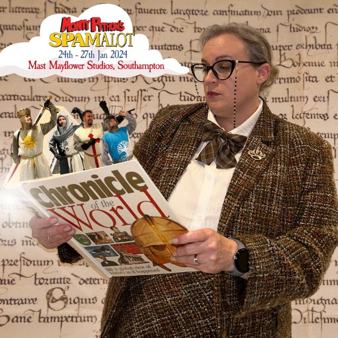 SotonOpera's tweet image. Massive thanks to our wonderful, sell out opening night audience for #Spamalot at @MASTStudios, Southampton.

You helped us find our grail, and to do this fabulous show and the great @EricIdle proud tonight!