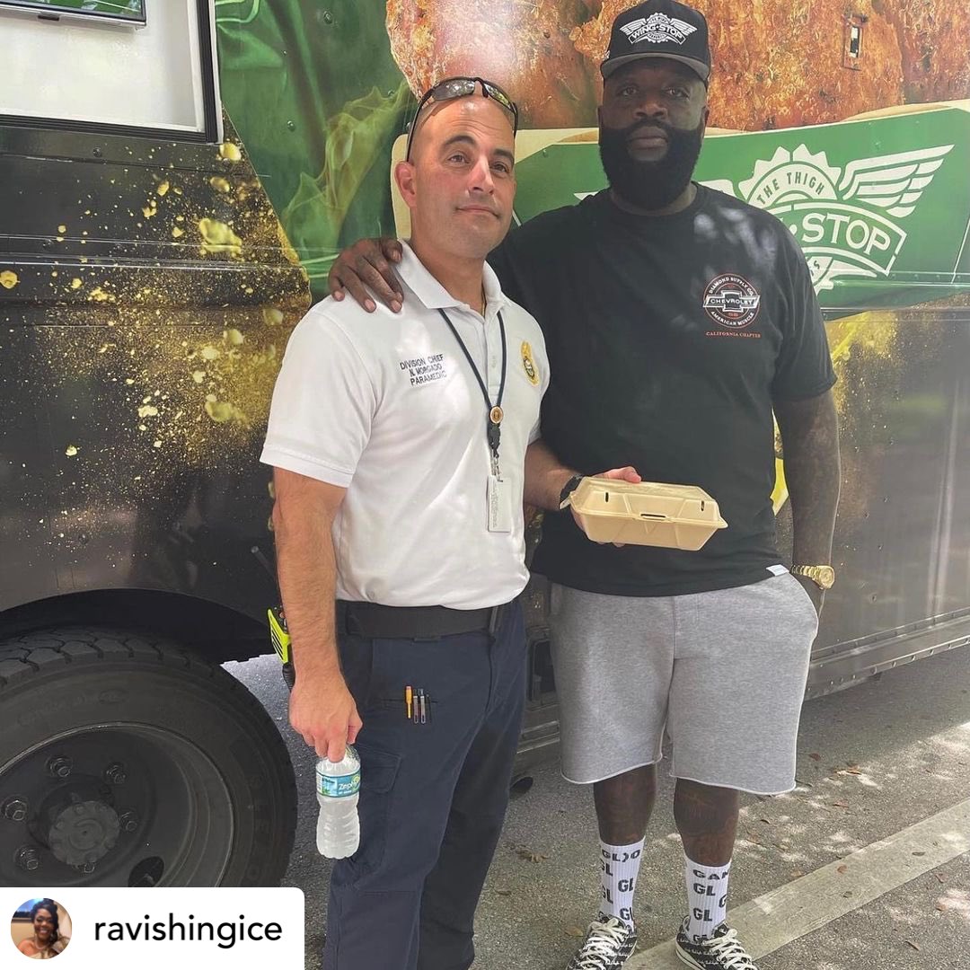 My brother had an idea to give back to our community during a crisis and Wingstop backed him 100% <a href="/thighstop/">Thighstop</a> <a href="/wingstop/">Wingstop</a> @richforever <a href="/jamesgooge501/">James Googe</a> job well done during a much needed and deserving time #surfside #proudtoknowthebiggestboss