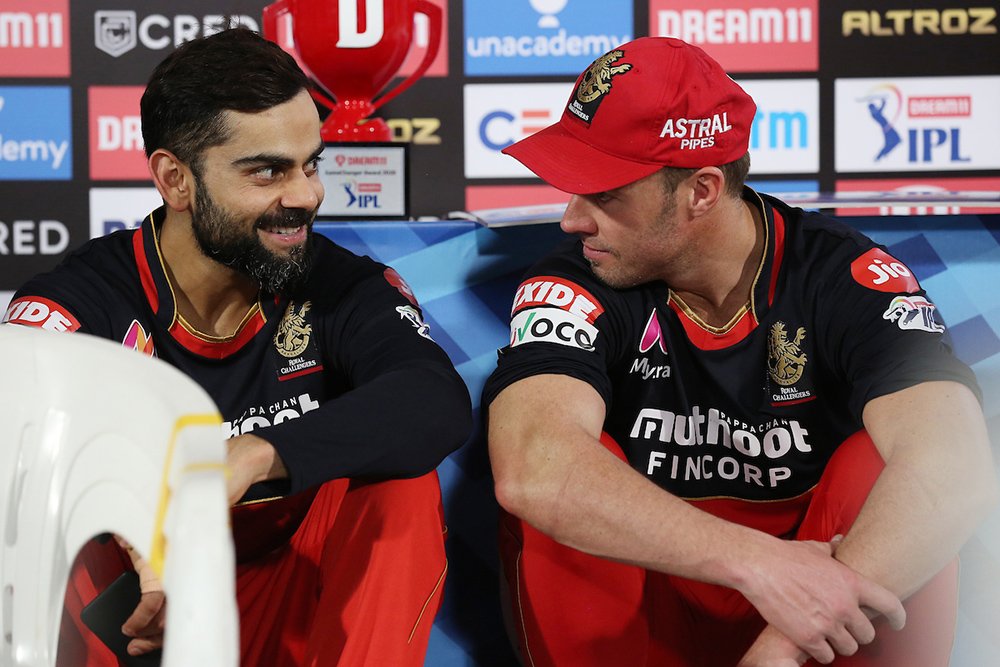 thecricketgully's tweet photo. Ab De Villiers in his Youtube Channel, 

"If Virat talks about personal reasons, there must be a very good reason for that. I will find out soon but I won't tell you guys. His friendship is too important to me."

📷 BCCI https://t.co/yHTkH8UbQN