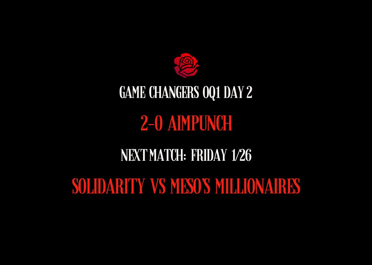 We keep the win streak hot &amp; will be returning on Friday!

GGs to AIMPUNCH! #SLDwin