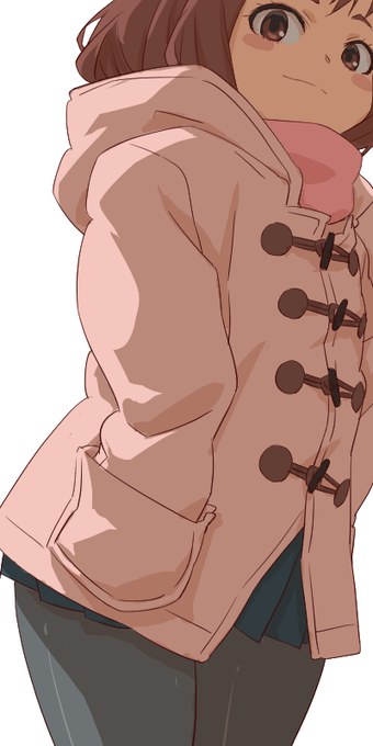 お茶子冬コーデ #ヒロアカ 