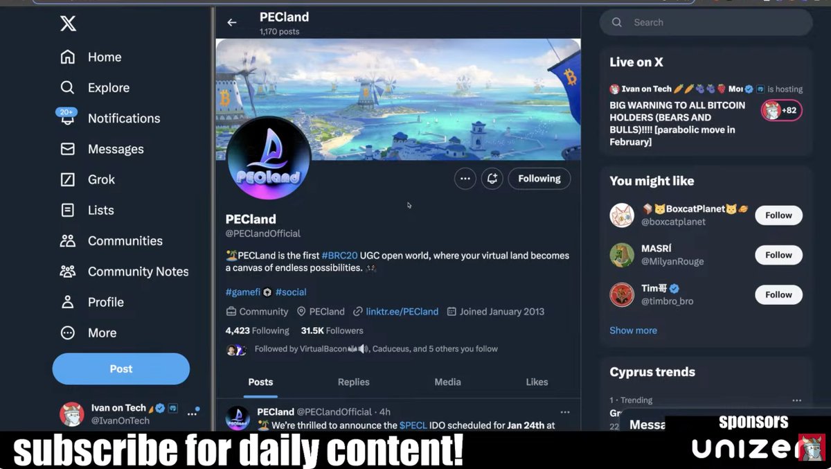 PopBRC_official's tweet photo. 🙏Big thanks to @IvanOnTech for introducing #PECland 🏝️on his YouTube channel!🥰

🙌Find #PECland at 26:24. Don't miss it!✨

📌https://t.co/KSuxaM03Uv https://t.co/yfvWUNcfa8