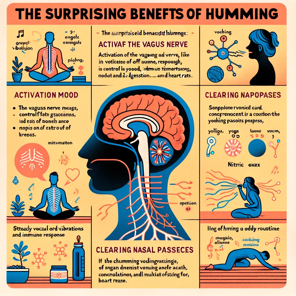 The Surprising Benefits of Humming: Activating the Vagus Nerve and Clearing Nasal Passages Have you ever found yourself instinctively humming a tune and noticed a sense of calm wash over you, or realized that your nasal passages felt clearer? It turns out, this simple act can…