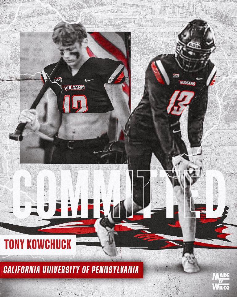 110% COMMITTED❤️🖤 ROLL VULCANS BABY <a href="/Coach_JCraig/">Jacob Craig</a> <a href="/VulcanFootball/">California (PA) Vulcan Football</a> <a href="/IASDAthletics/">Indiana Area School District Athletics</a> <a href="/CoachCMSimelton/">Mayor-Elect Coach Charles</a> <a href="/PaFootballNews/">Pennsylvania Football News</a>
