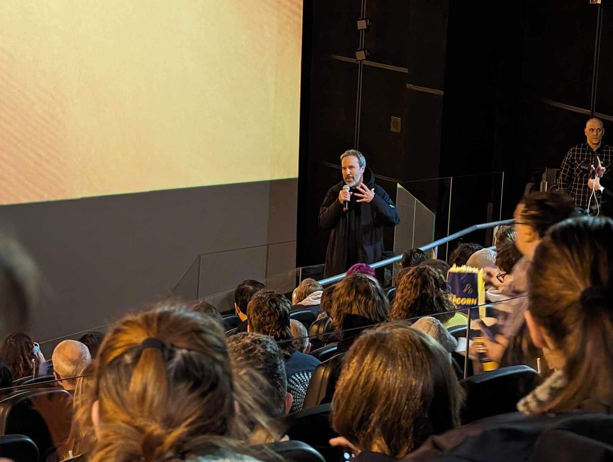 mathgagn's tweet photo. @dunehast He came himself in Montréal for tonight’s screening. https://t.co/pSwDSdTsk1