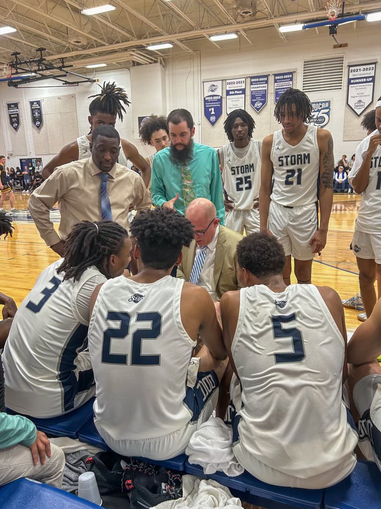 A wild night in Brinkely Gym as the Storm turn a 10 point halftime deficit into a big conference win. Jakob Moore 21pts 9reb Nygie Stroman 18pts 7reb Trey Fields 12pts 7reb Ethan English 10pts