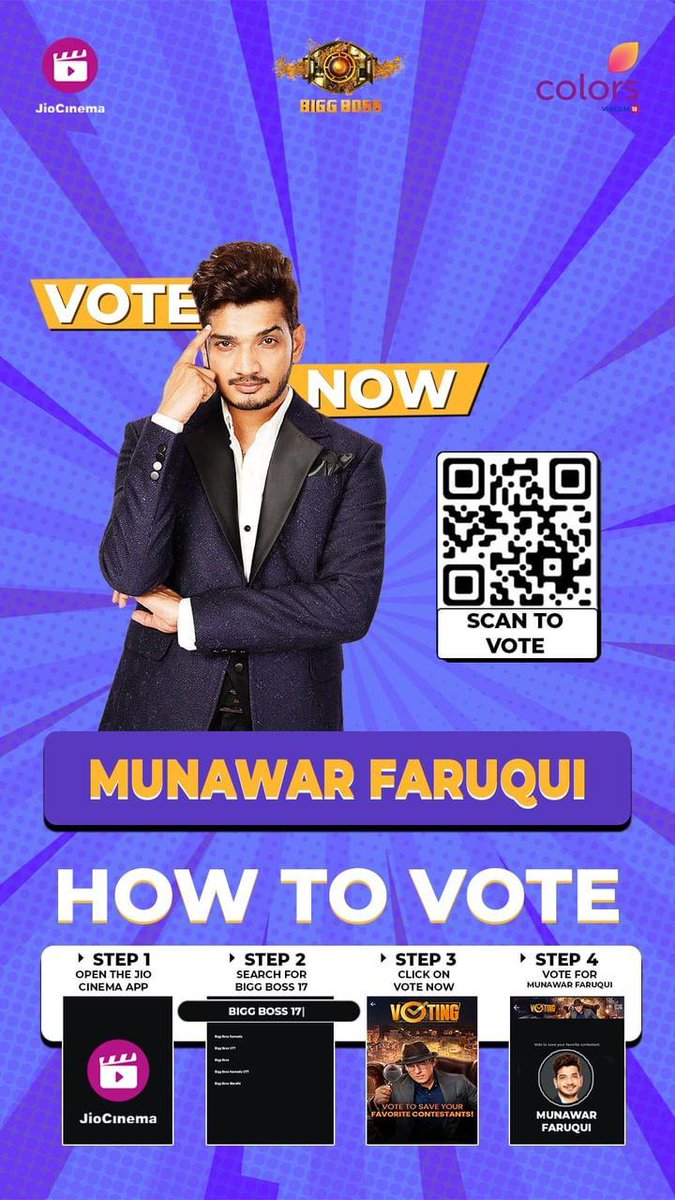 कुछ रास्ता लिख देगा, कुछ में लिख दूंगा
तुम लिखते जाओ मुस्किले , में मंज़िल लिख दूंगा !!

 jiocinema app pe jaake bhar bhar ke vote kro #MunawarFaruqui𓃵  ko trophy 🏆 ke sath he bhaar niklna hai #MunawarIsTheBoss ko ♥️✅

#BiggBoss17 #BB17KingMunawar