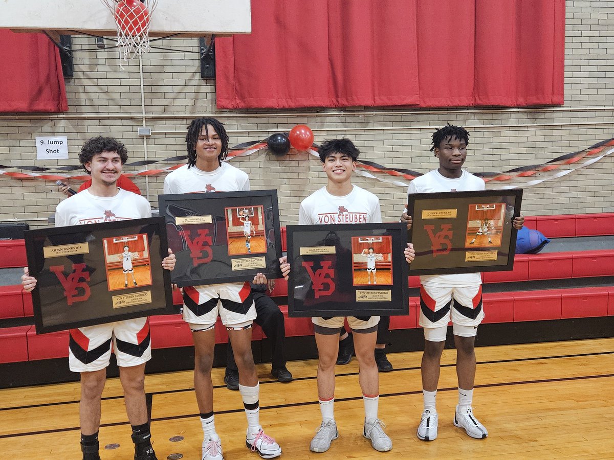 Marvin Williams (@marvinw80261365) on Twitter photo Von Steuben Panthers with a hard earn win 62 to 61 over Mather Rangers on Senior Night.
Derek Atter, 22PTS., Wade David 14PTS., Matthew Martinez, 12PTS.,Keith Davis, 7PTS., 10REB.
<a href="/von_athletics/">Von Athletics</a> <a href="/VonSteubenMSC/">Von Steuben MSC</a> <a href="/ILHoopProspects/">Illinois Hoop Prospects</a> <a href="/michaelsobrien/">Michael O'Brien</a> <a href="/mikeclarkpreps/">MikeClarkPreps</a> <a href="/HSBBALLjg/">Jack Gleason</a> Von Steuben Panthers with a hard earn win 62 to 61 over Mather Rangers on Senior Night.
Derek Atter, 22PTS., Wade David 14PTS., Matthew Martinez, 12PTS.,Keith Davis, 7PTS., 10REB.
<a href="/von_athletics/">Von Athletics</a> <a href="/VonSteubenMSC/">Von Steuben MSC</a> <a href="/ILHoopProspects/">Illinois Hoop Prospects</a> <a href="/michaelsobrien/">Michael O'Brien</a> <a href="/mikeclarkpreps/">MikeClarkPreps</a> <a href="/HSBBALLjg/">Jack Gleason</a>