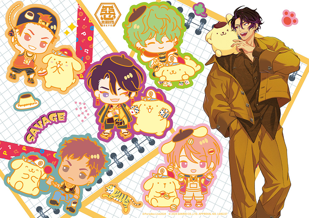 🎀サンリオキャラクターズコラボ🎀 描き下ろしイラスト続々解禁中