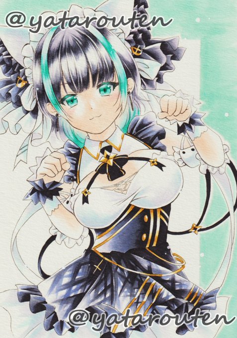 こんにちは⛄
雪が結構降ってる❄️
かなり積もるのかな🥹
#手描きイラスト
#アナログイラスト
#コピックイラスト
#アズレン 
#アズールレーン 
#AzurLane 
#チェシャー
#過去絵 