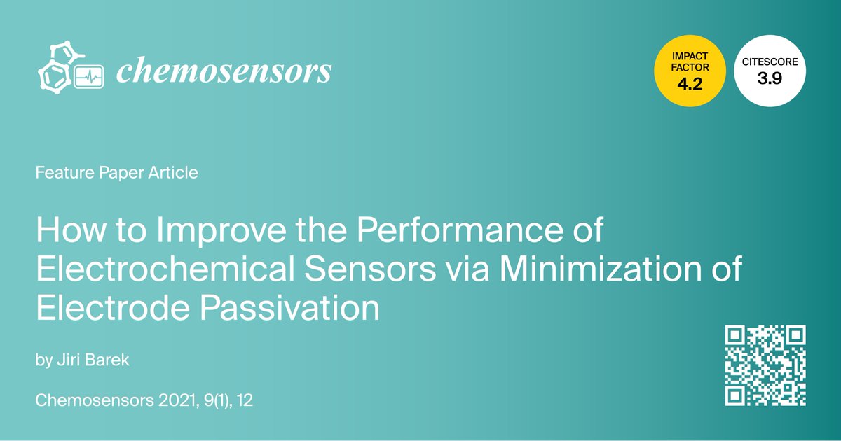 chemosens_MDPI's tweet photo. 📢#FeaturePaper #Review
How to Improve the Performance of #Electrochemical #Sensors via Minimization of Electrode Passivation by Jiří Barek.
👉https://t.co/TzGCYYBth0
@MDPIOpenAccess @CharlesUniPRG
#Electrode #voltammetric #amperometric https://t.co/5w6Ty65DWB