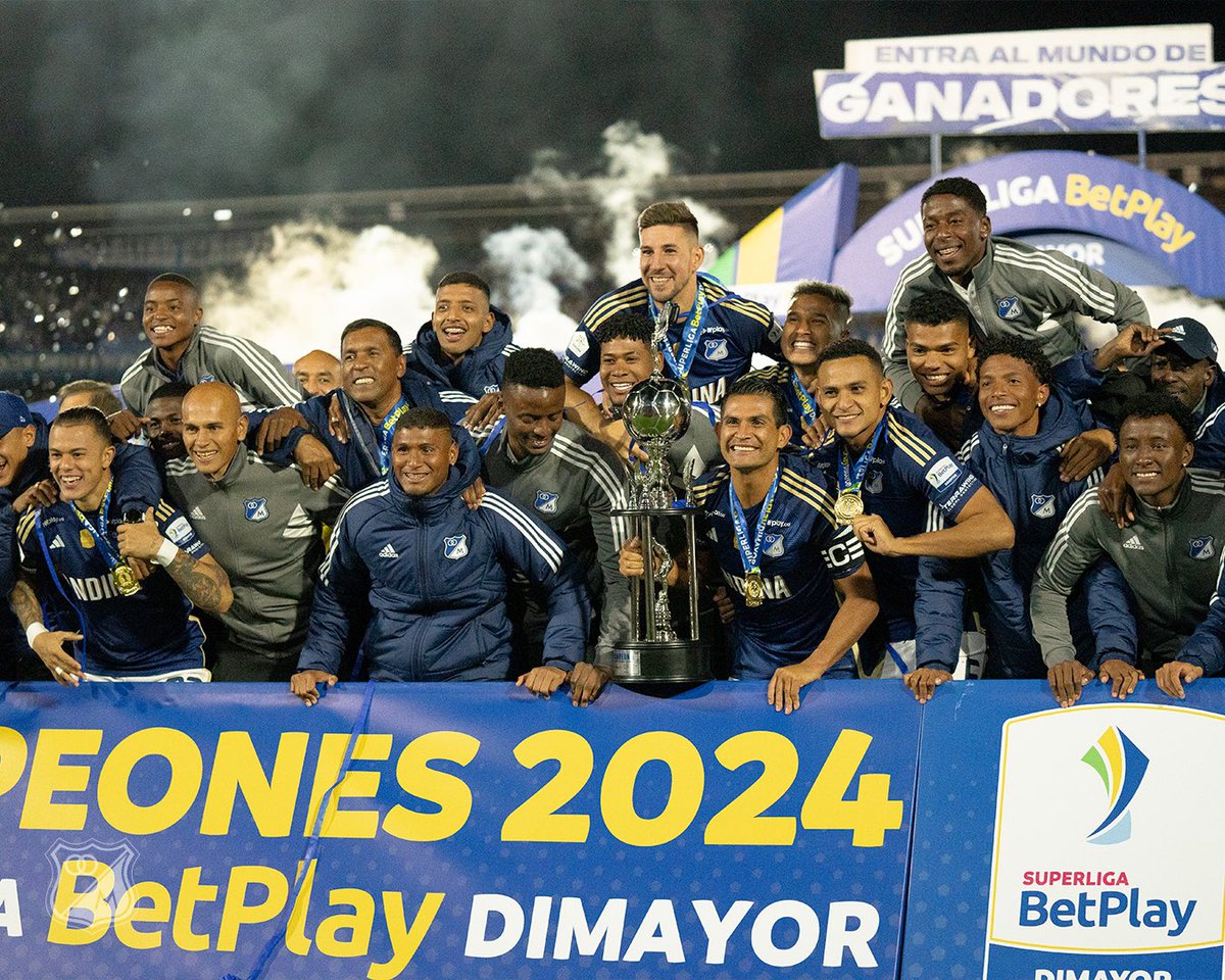 MillosFCoficial's tweet image. ¡EL SUPERCAMPEÓN DE COLOMBIA! 🤩⚽️💙🔥

#JuntosPorLaGrandeza