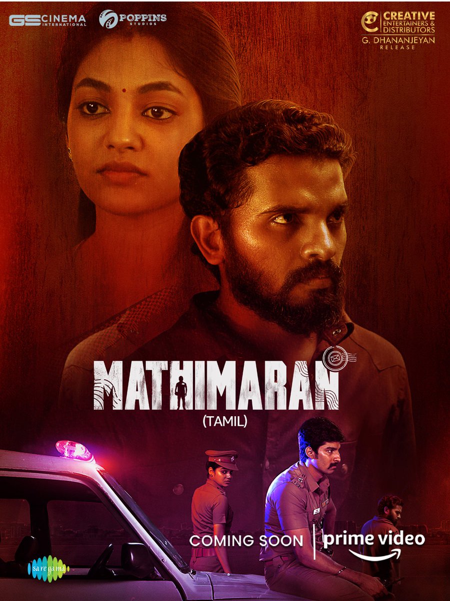 #Mathimaran - an appreciated film comes to your home thro’ ⁦@PrimeVideoIN⁩ soon. Delighted to support & a release by our ⁦@CreativeEnt4⁩ Team 👍 @MantraDirects @i__ivana_ @gs_cinema @Venkatsenguttu1 @catcharadya @actor_sudharsan @editorsuriya ⁦@proyuvraaj⁩