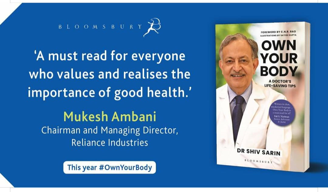 ILBS_University (@ilbs_india) on Twitter photo Congratulations to Director <a href="/drshivsarin/">Shiv Sarin</a> for the launch of book “Own your body” A must read Congratulations to Director <a href="/drshivsarin/">Shiv Sarin</a> for the launch of book “Own your body” A must read