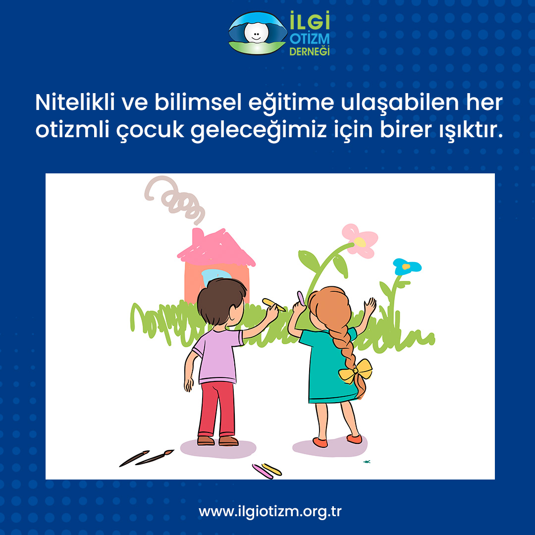 Her otizmli birey birbirinden farklıdır, uygulanan eğitim programı da her birey için özel kurgulanmalıdır.

Otizmin farkında ol, otizme İLGİ’li ol.

📌 ilgiotizm.org.tr

#ilgiotizm #otizmderneği #özeleğitim #rehabilitasyon #otizm #otizmspektrumbozukluğu #eğitim #autism