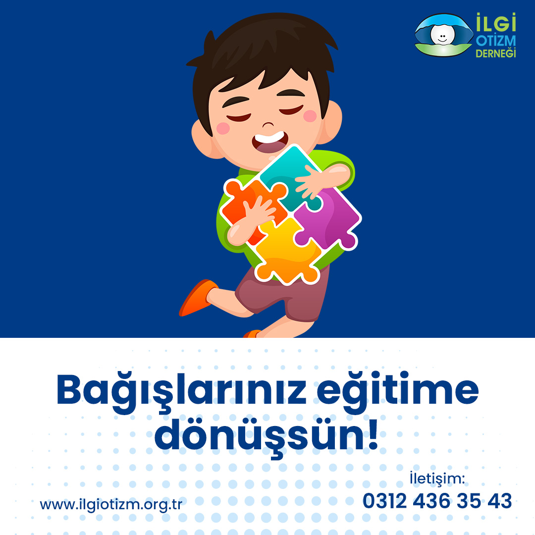 📌 Derneğimiz Bakanlar Kurulu’nun 21.08.1996 tarihi ve 6/8515 sayılı kararı ile KAMU YARARINA statüsündedir.

➡️ Online Bağış Linki: ilgiotizm.org.tr/bagis
➡️ Havale/Eft: İş Bankası İban Numarası: TR87 0006 4000 0014 2070 7327 62

#ilgiotizm #otizmderneği #özeleğitim