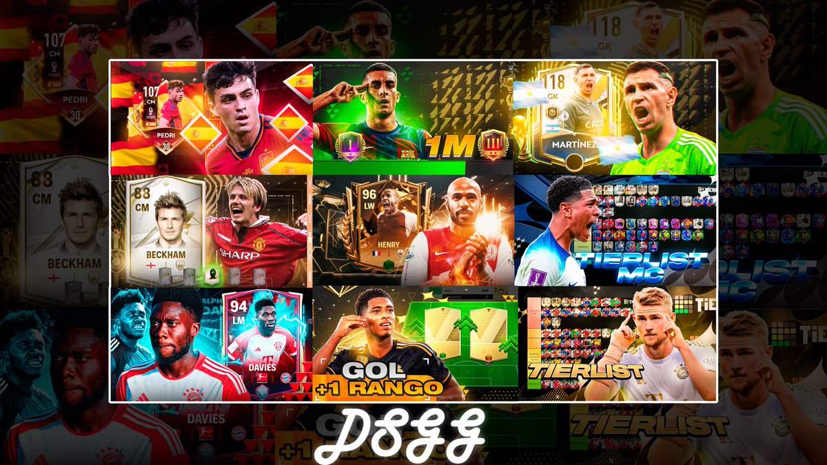 Hola que tal soy Samu🖌️📷. Soy un Diseñador  hago Miniaturas, Fotos de perfil o Logos, Banners, Posters, etc... Especialmente de FIFA y Futbol, hago también otro tipos de diseños de diferentes juegos. Puedes Contactarme al MD para cualquier Consulta 📷🫡