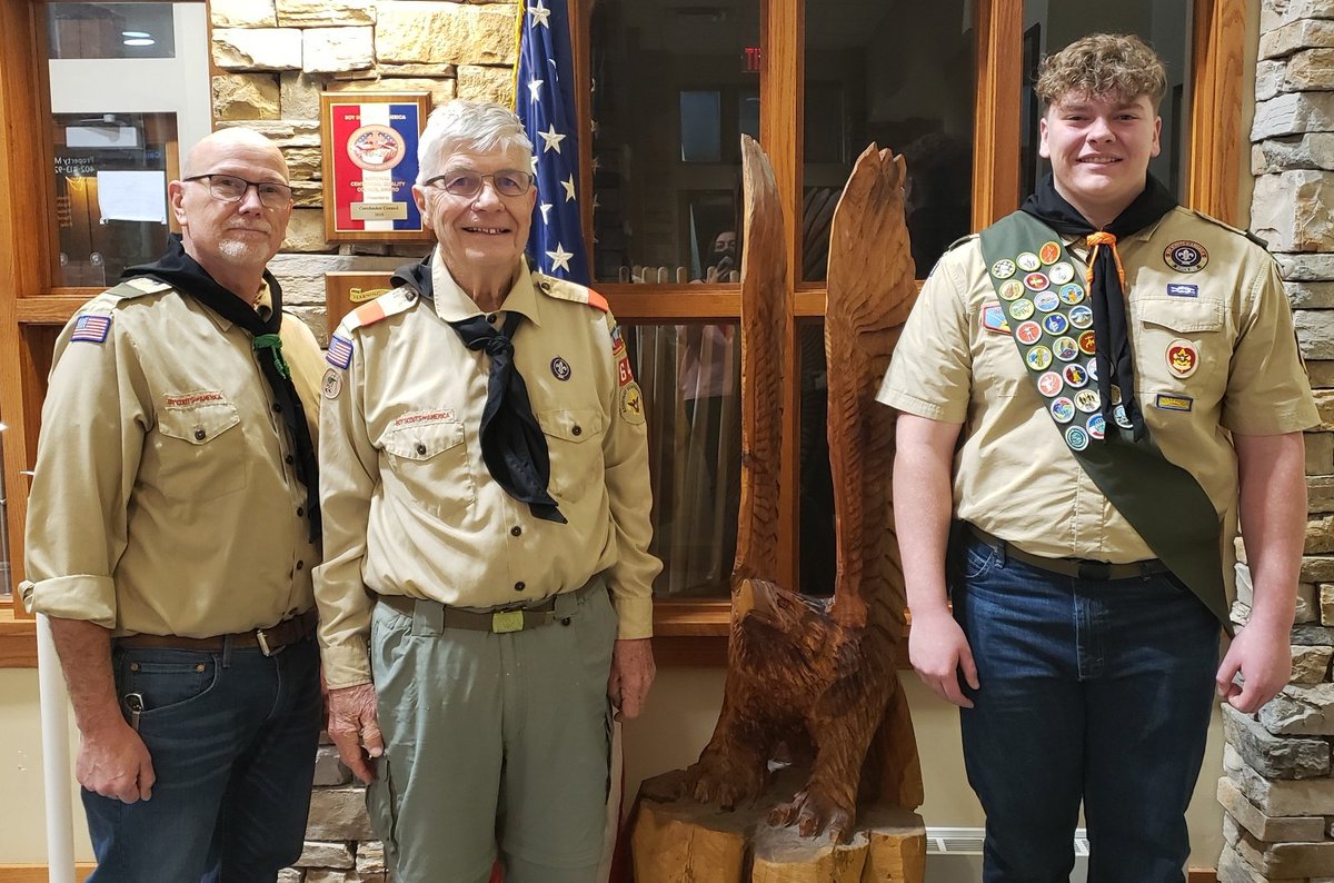I am now and always will be an Eagle Scout! Thank you Mom and Dad for always pushing me and believing in me. Thank you Jay and Doug for guiding me throughout my scouting career.