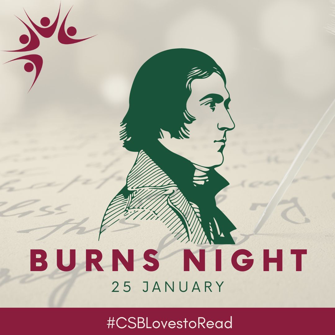 Today, at CSB, we join the celebration of Burns Night, honouring the great Scottish poet Robert Burns.📜
#Confidence #Success #BurnsNight #CSBLovestoRead #EnglishLiterature #Scottishpoetry