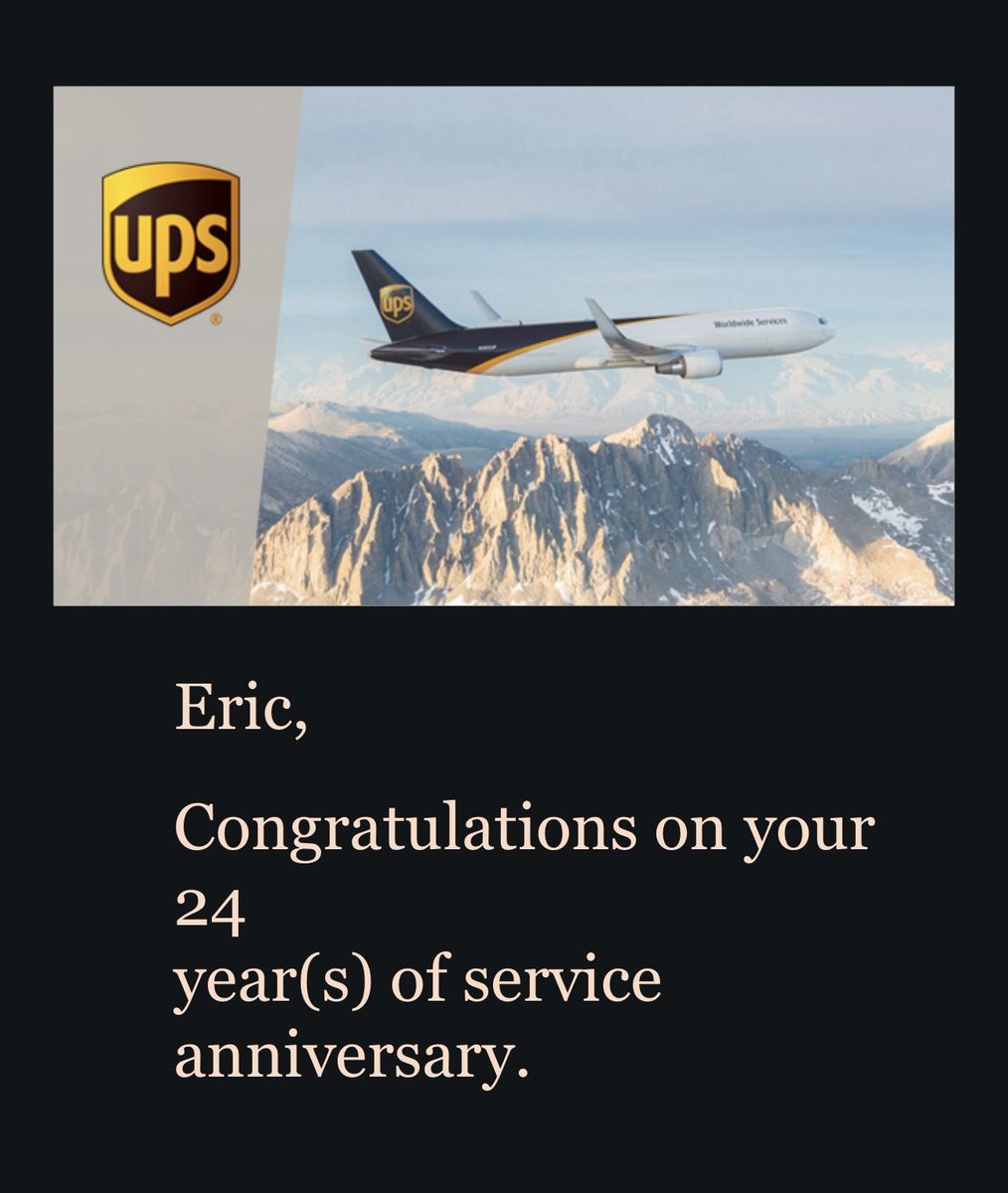 What a journey this has been thus far!! <a href="/UPS/">UPS</a> <a href="/UPSers/">UPSers</a> <a href="/UPS_News/">UPS News</a> #UPS