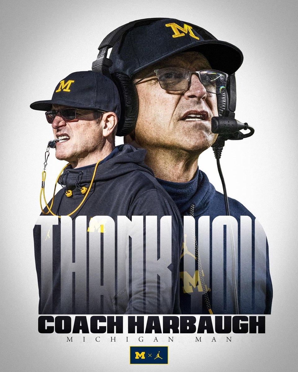 Truly Thank You @CoachJim4UM 🙏🏻❤️🥂〽️💙 Something tells me we may see you again in a few years 😉 #Hail #ThoseWhoStay 🏆 #GoBlue #michigan #wolverines