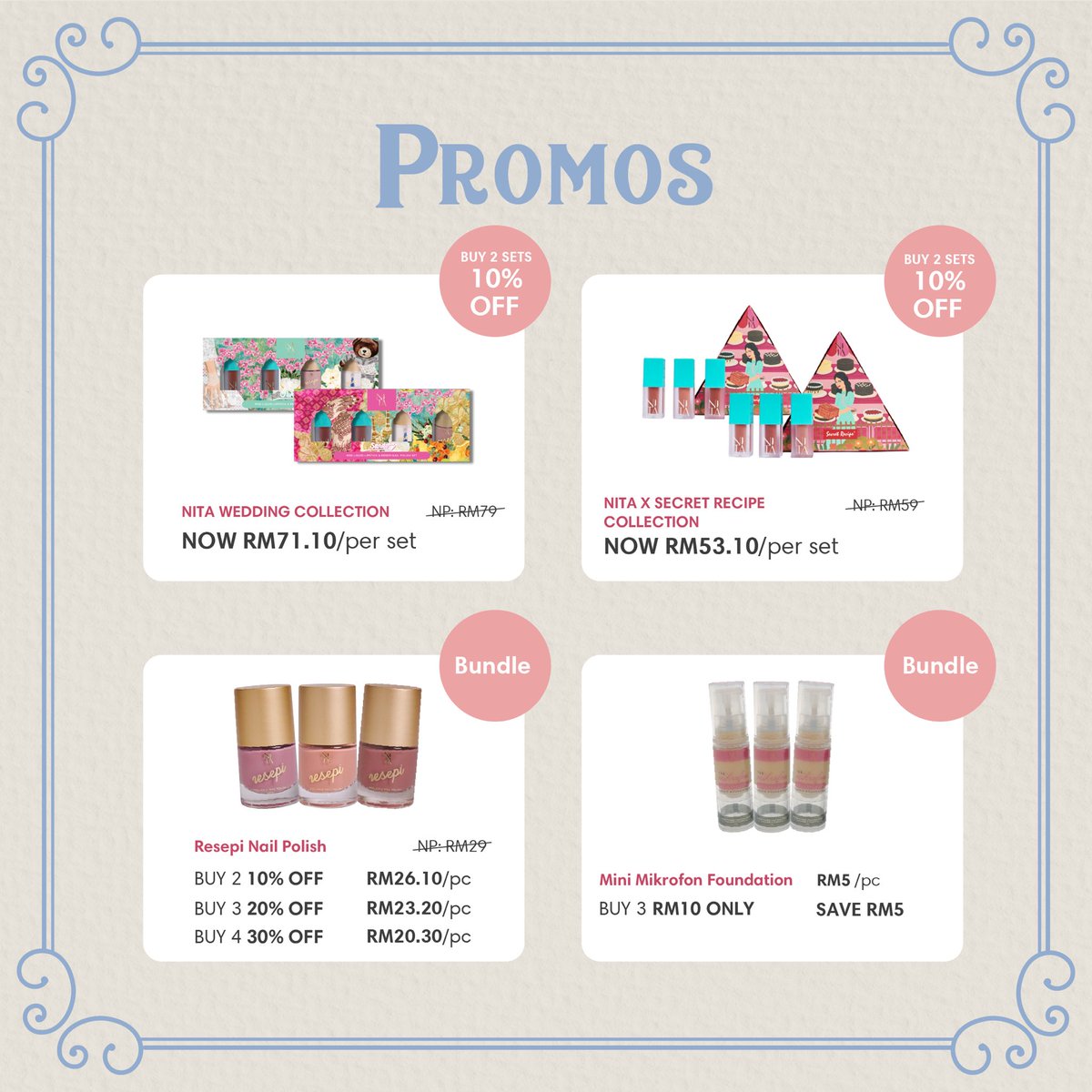 NITA Cosmetics tweet media