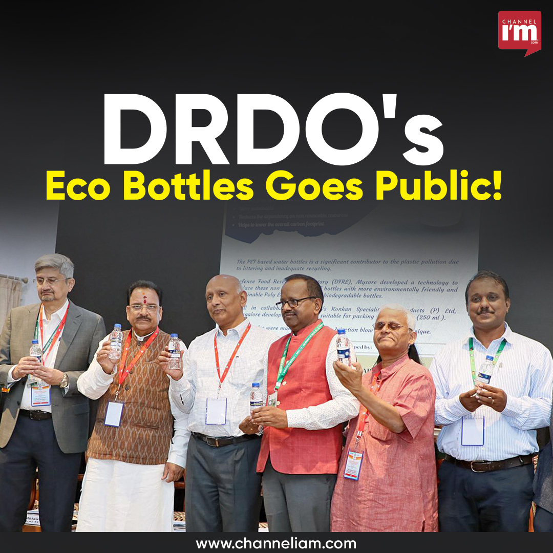 Mysore-based Defence Food Research Laboratory (DFRL) Takes a Leap Towards Eco-Friendly Innovation
𝒇𝒐𝒓 𝒎𝒐𝒓𝒆 𝒅𝒆𝒕𝒂𝒊𝒍𝒔👇👇👇

en.channeliam.com/2024/01/25/drd…

#DRDOInnovation, #BiodegradableBottles, #EcoFriendly, #SustainableLiving, #GreenTechnology, #EnvironmentalInitiative