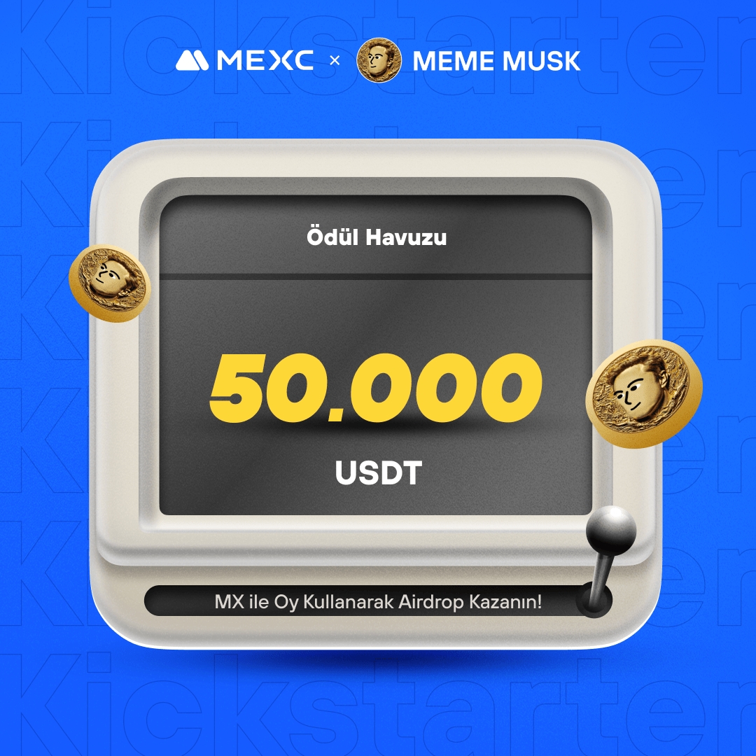 MEXC_Topluluk's tweet photo. 🚀 #MEXCKickstarter - @memememusk #MEMEMUSK Projesi için Oy Kullanın, 50.000 $USDT Airdrop Kazanın!
🗳️ Oylama Tarihi: 25 Ocak 2024 07.00 - 26 Ocak 2024 06.50
📌 Ayrıntılar: https://t.co/aDr9CAWeLg
#MEXCTürkiye #MXToken #MX #BTC https://t.co/GxU9lCG5nF