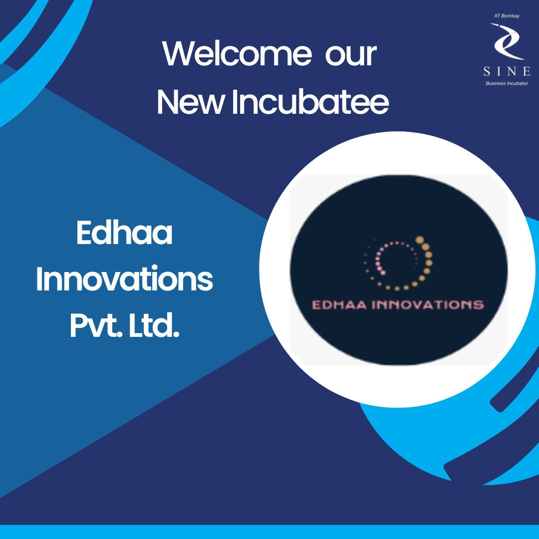 Welcome SINE's new incubatee!

Edhaa Innovations, a medtech startup, develops innovative biomedical devices for healthcare startups.

#SINEIncubatee #startup #startupIndia #entrepreneurship #TechnologyBusinessIncubator #SINEStartups #edhaaInnovations #medtechstartup #biomedical