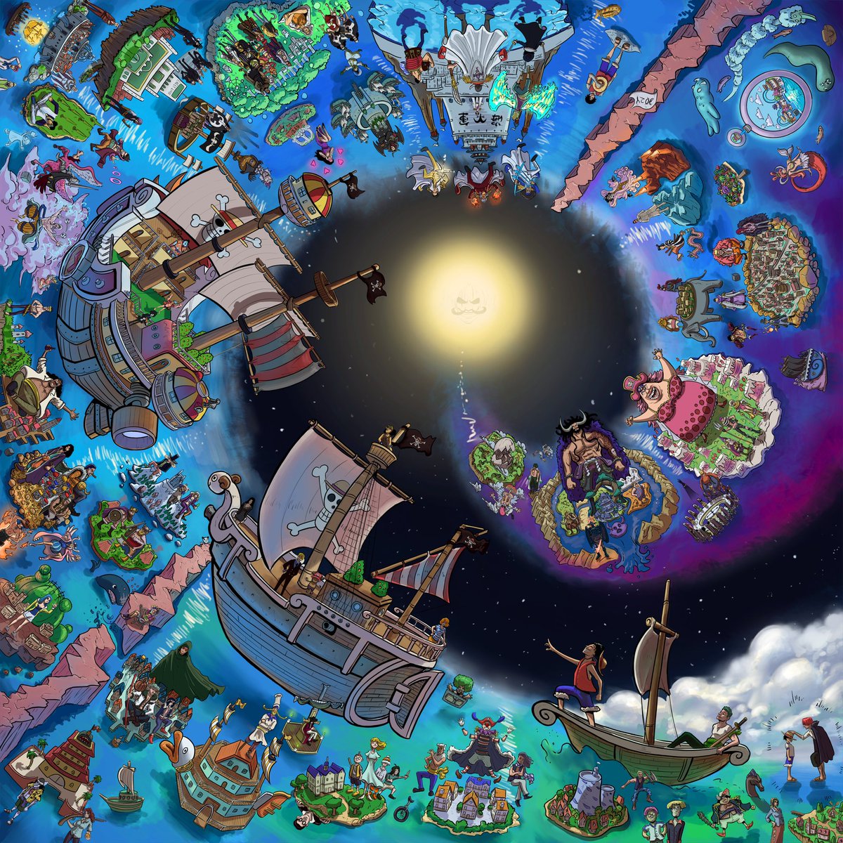 I’m redoing this drawing again but in a different format and much, much larger. Should be done in a week or 2. #ONEPIECE #ONEPIECE1105 #fanart #luffy #Onepiecefanart