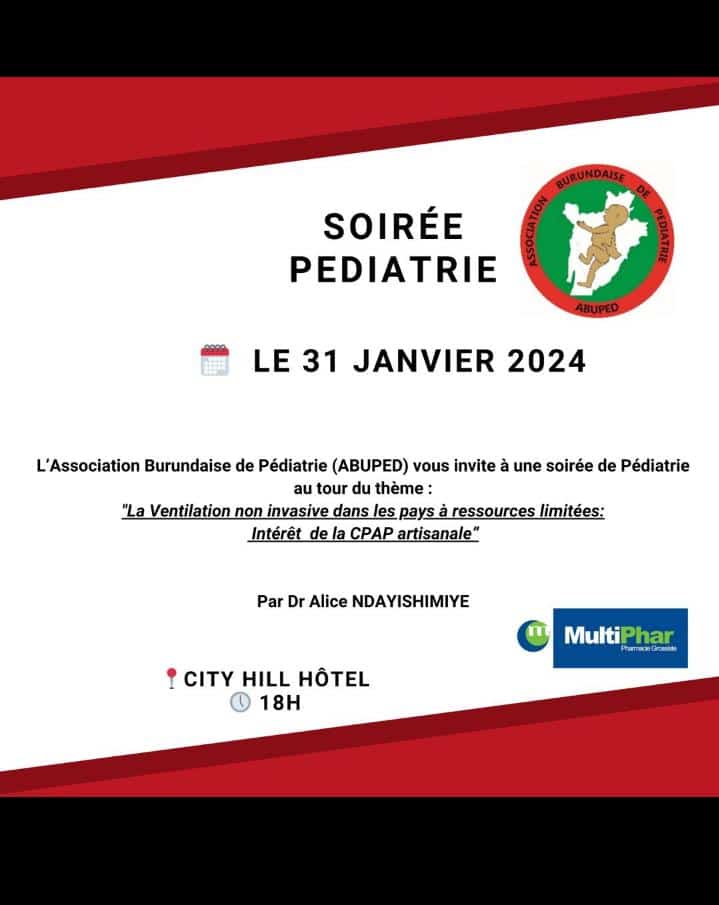 Clôturons le mois de Janvier 2024 dans l'ambiance pédiatrique avec @ABUPED @oms_burundi @mspls_bdi @UNGCVS @abem_burundi @BIVAHAGUMYEFel1