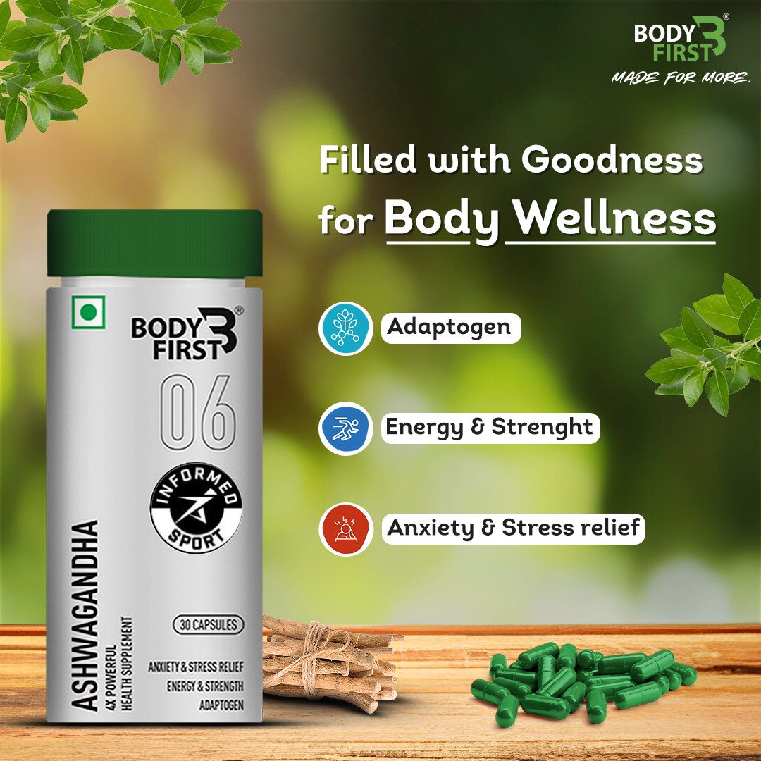 BodyFirstWellne's tweet photo. Stress? Bye-bye. Anxiety? See ya! 🙋🏻‍♀️✨

These little wonders are like a chill pill, but better. Packed with KSM-66 Ashwagandha, the real superhero behind the scenes, they're your ticket to stress-free adventures.Boosting energy, flexing those muscles, and upgrading your immunity https://t.co/3AHeOEtgFh