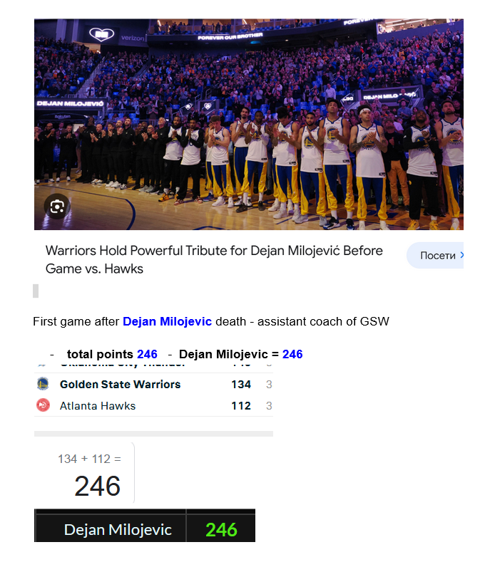 INSANE NBA RITUAL 134-112 score in first game after coach death total ...